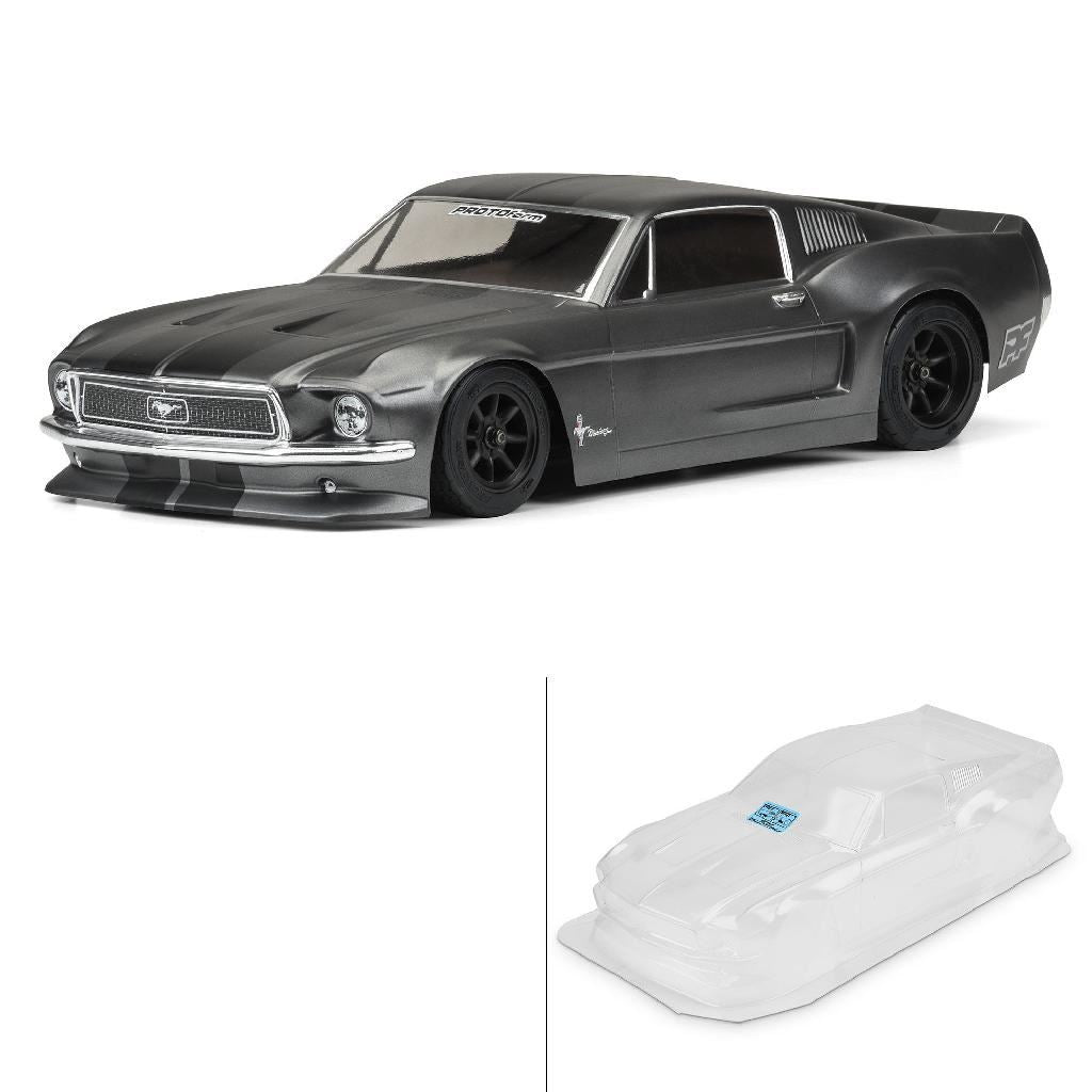 PRM 1/10 1968 Ford Mustang Clear Body: Vintage Trans-Am