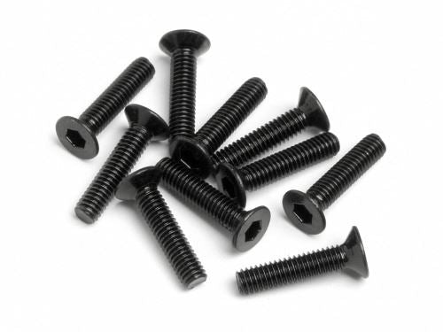 HPI Flat Head Screw M2.5X12mm (Hexsocket/10Pcs)