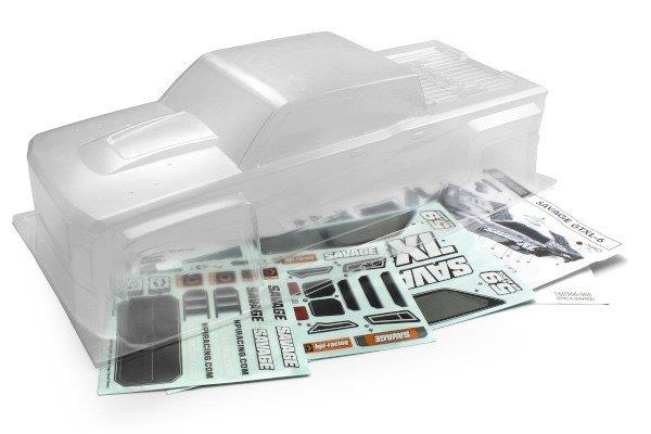 HPI GTXL-6 Kingcab Clear Truck Body (Savage XL)