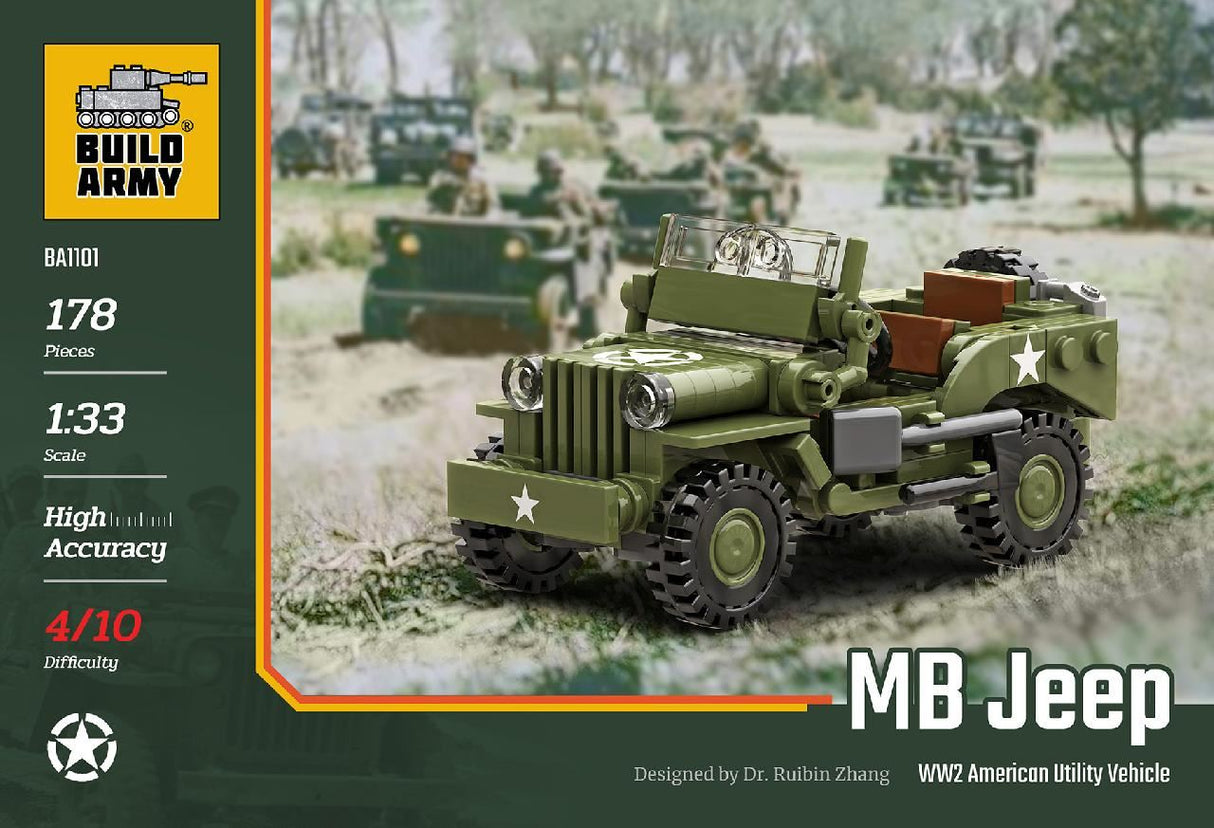 Build Army Willys Mb Jeep Utility Vehicle