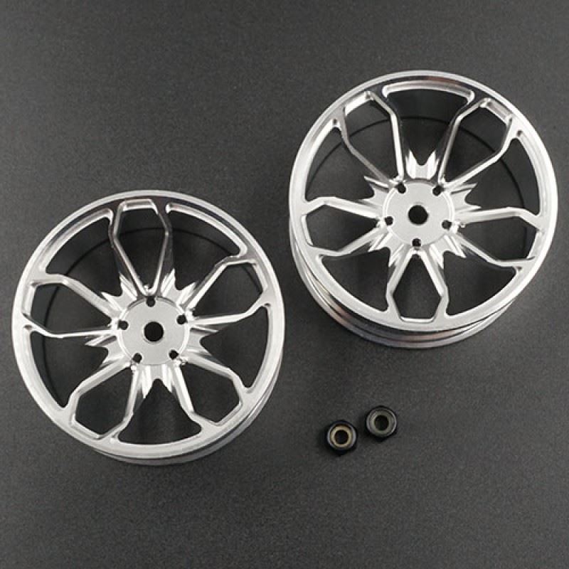 Yeah Racing Spec D Plus Aluminum 7075 10 Spoke +8 Offset Drift Rim 2pcs