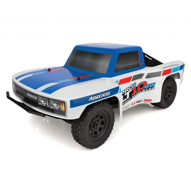 TEAM ASSOCIATED PRO2 LT10SW SHORT COURSE TRUCK RTR BLU/WHI