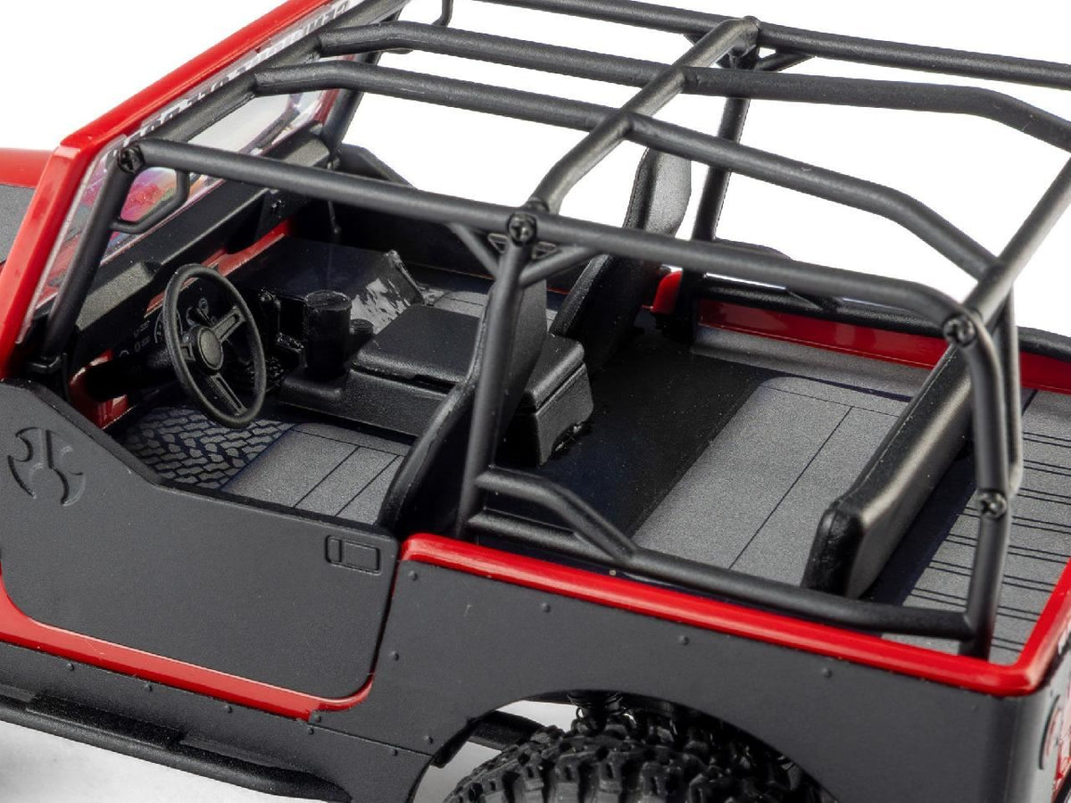 Axial 1/30 Scx30 Jeep Cj-7 Genright 4X4 Rtr, Red
