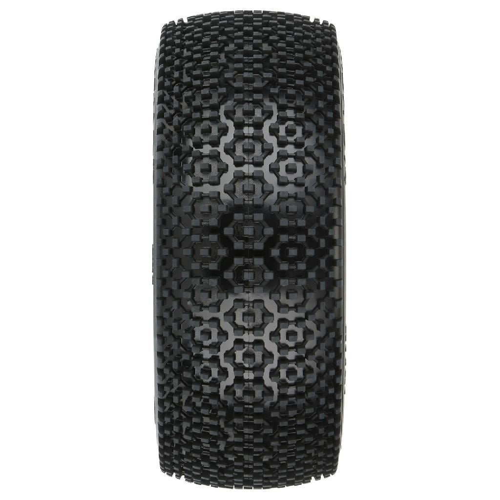 Proline 1/8 Hex Shot S3 Front/Rear Buggy Tires Mounted 17mm White (2