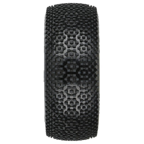 Proline 1/8 Hex Shot S3 Front/Rear Buggy Tires Mounted 17mm White (2