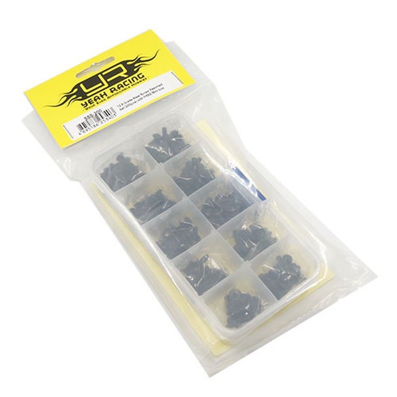 Yeah Racing 12.9 Grade Carbon Steel Screw Assorted Set (200pcs) with FREE Mini box