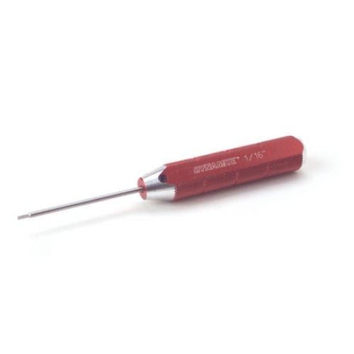 DYN Machined Hex Driver, Red: 1/16