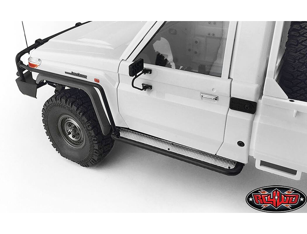 RC4WD TRIFECTA FRONT BUMPER, SLIDERS & SIDE BARS FOR LAND CRUISER LC70 BODY (BLACK)