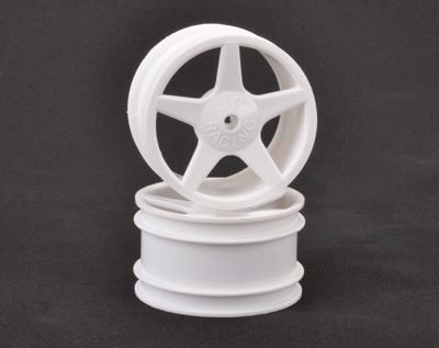 Core RC JC 5 Spoke Rear White Wheel XLS pr