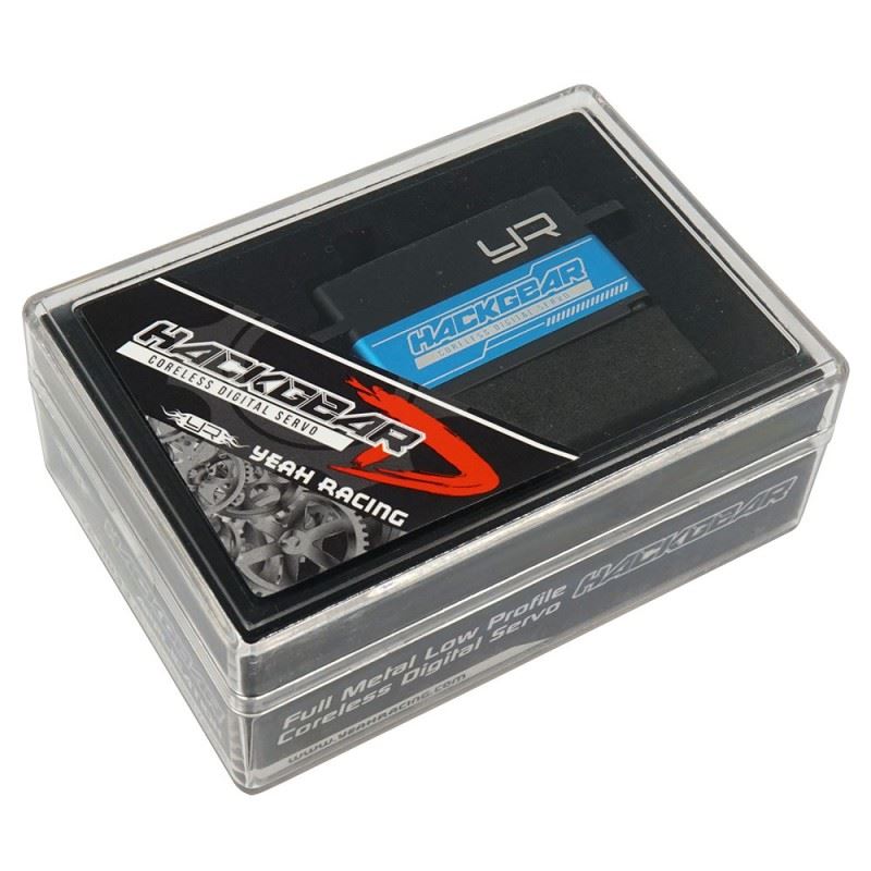 Yeah Racing Aluminum Case Low Profile Digital High Speed Coreless Servo For 1/10 RC Blue