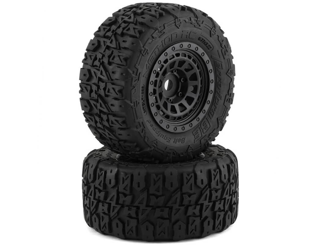 METHOD TERRAFORM BELTED 1/8 MT TYRES ON ARRAY RIMS