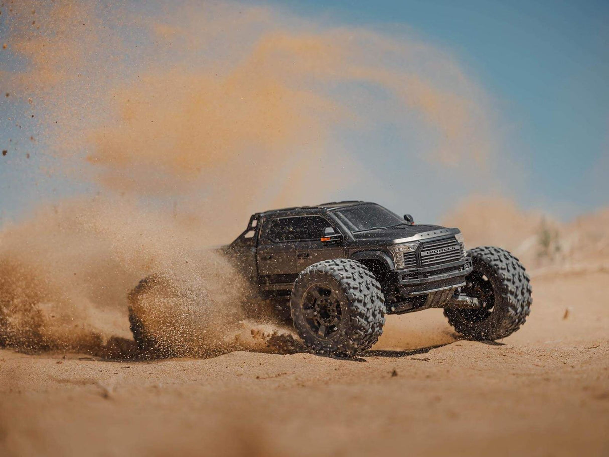 Arrma 1/7 Big Rock 6S 4X4 Blx Monster Truck Rtr - Gunmetal