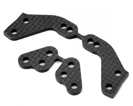 Schumacher C/F Steering Arm & Rear Hub Arm (kit) - Mi5 - 2pr