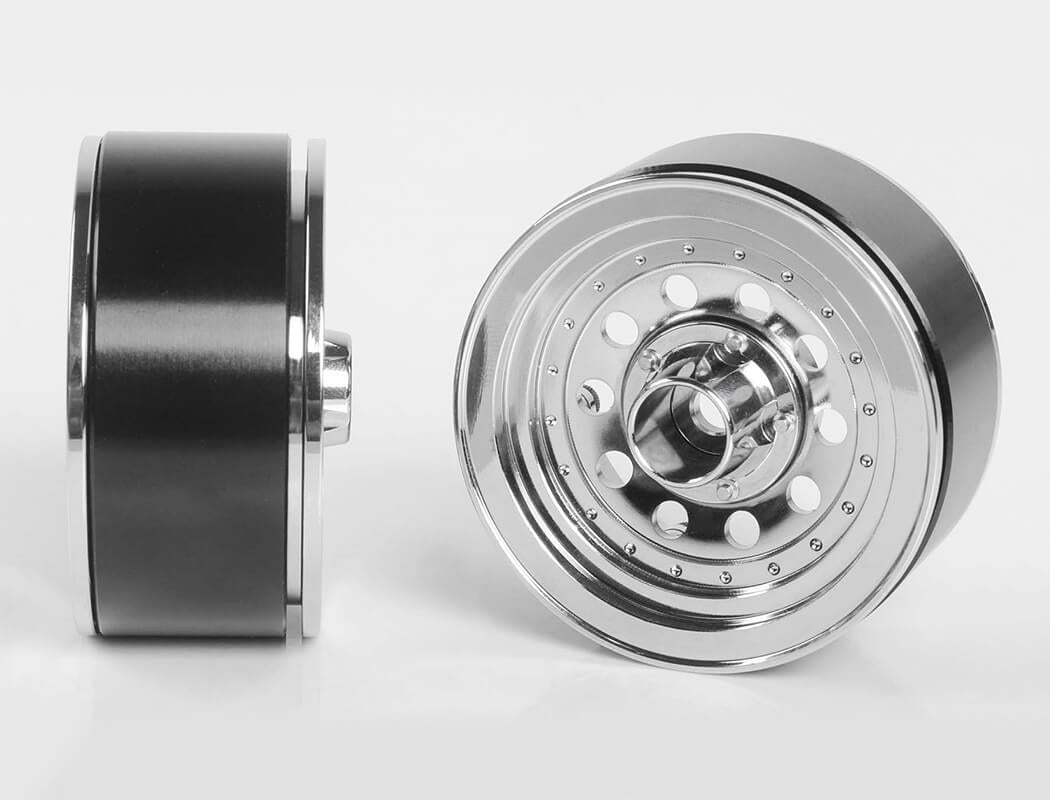 RC4WD CLASSIC 10-HOLE CHROME 1.9 BEADLOCK WHEELS