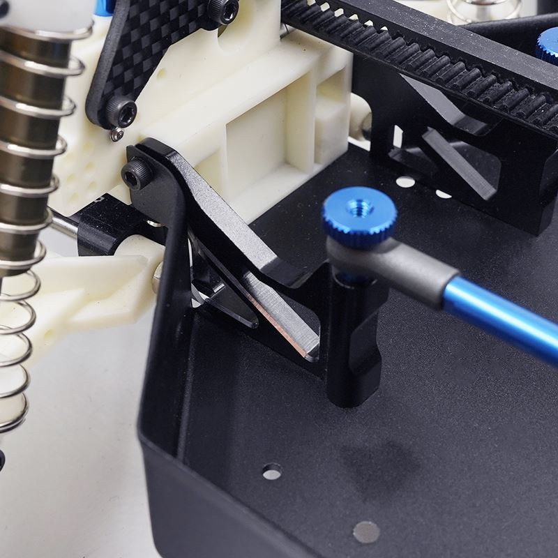 Yeah Racing Aluminum Servo Mount & Chassis Brace Set For Team Associated Rc10 4Wd