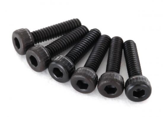 TRAXXAS Screws, 2x8mm cap-head machine (hex drive) (6)
