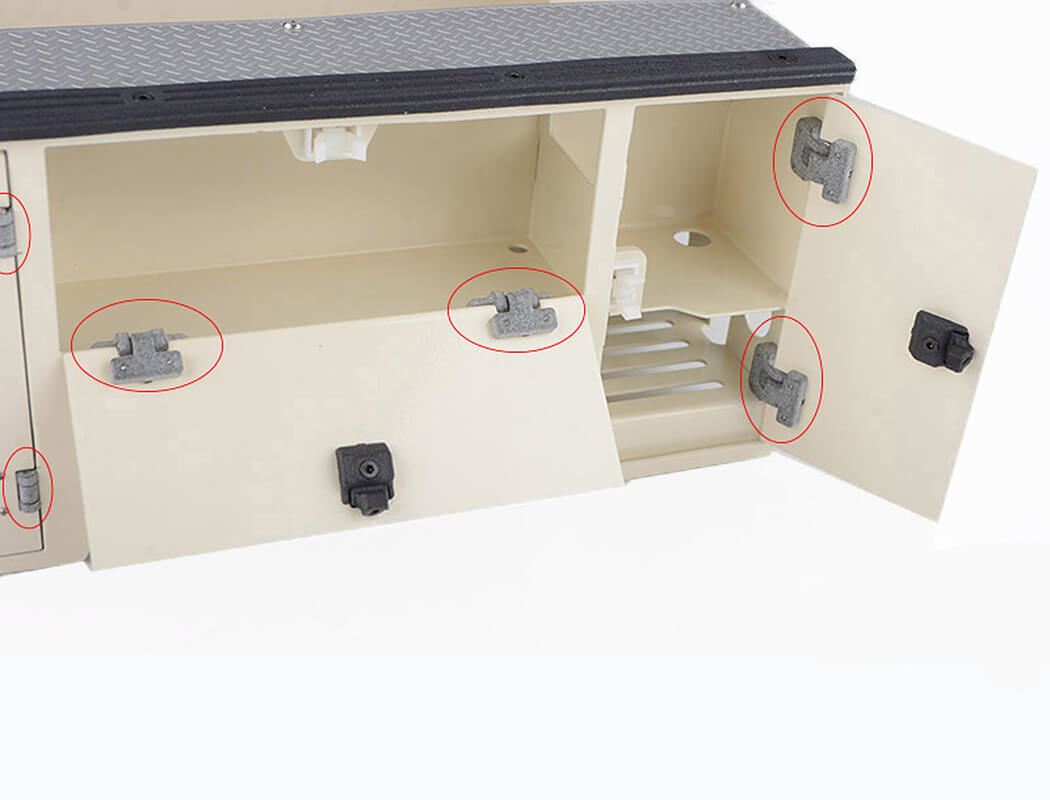 Rc4Wd Utility Bed Replacement Hinges - Chevy K10 Scottsdale