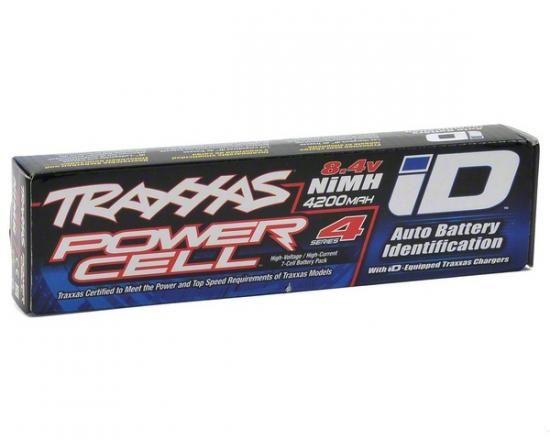 Traxxas Battery, Series 4 Power Cell Id, 4200Mah (Nimh, 8.4V Flat)
