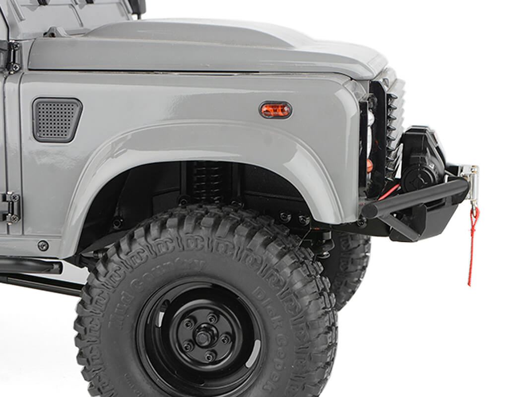 Rc4Wd Tough Armour Steel Front Wimch Bumper For D90