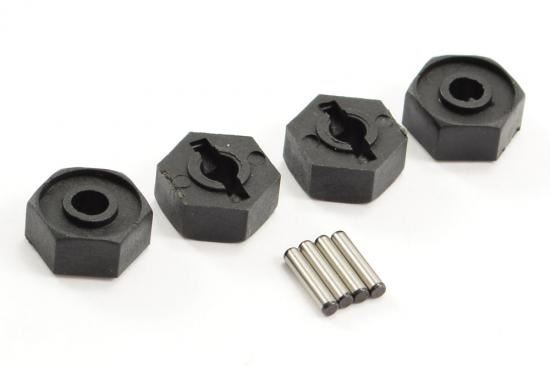 FTX OUTBACK 2.0 WHEEL HEX SET W/2X10 PINS (4PC)