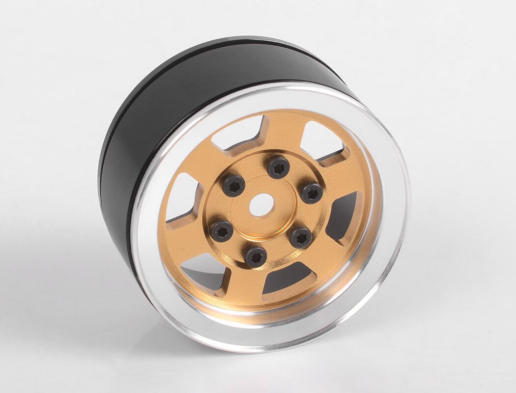 RC4WD SIX-SPOKE 1.55 INTERNAL BEADLOCK WHEELS (GOLD)