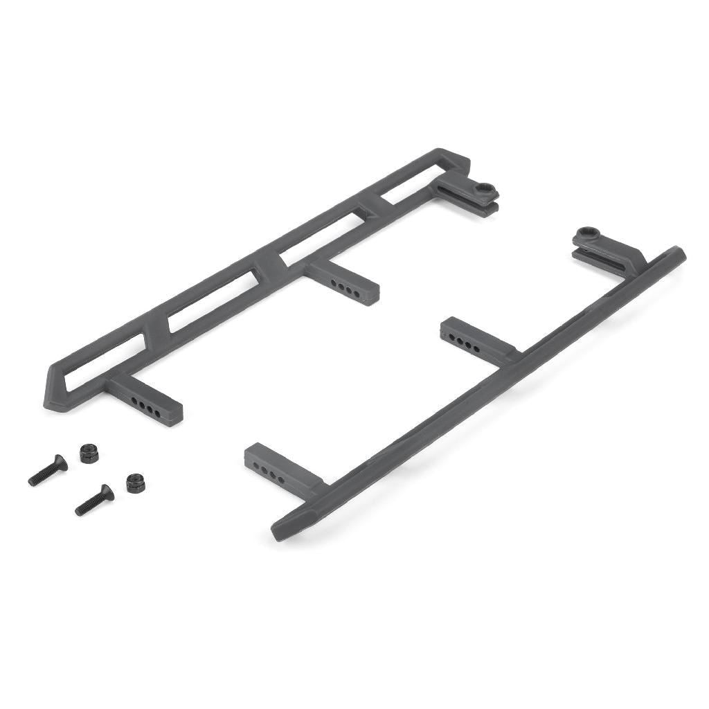 Axial Rock Sliders, Gray, Jeep Jt: Scx10 Iii Motobilt