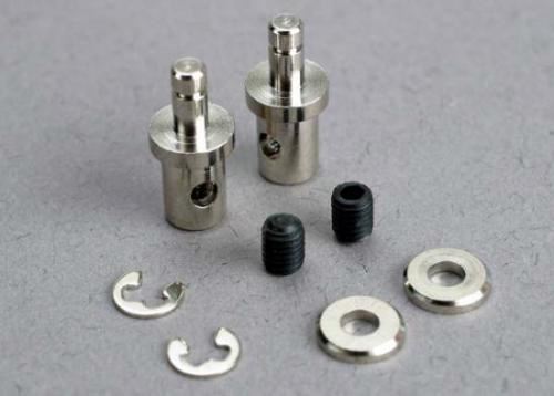 TRAXXAS Servo rod connectors (2)/ 3mm set screws