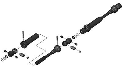 MIP X-DUTY Center Drive Kit, 110mm x 135mm