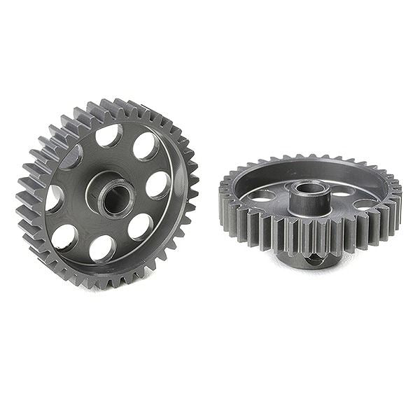 Corally 48 Dp Pinion Short Hard Anodised Al7075 38 Teeth Shaft Dia. 3.17mm