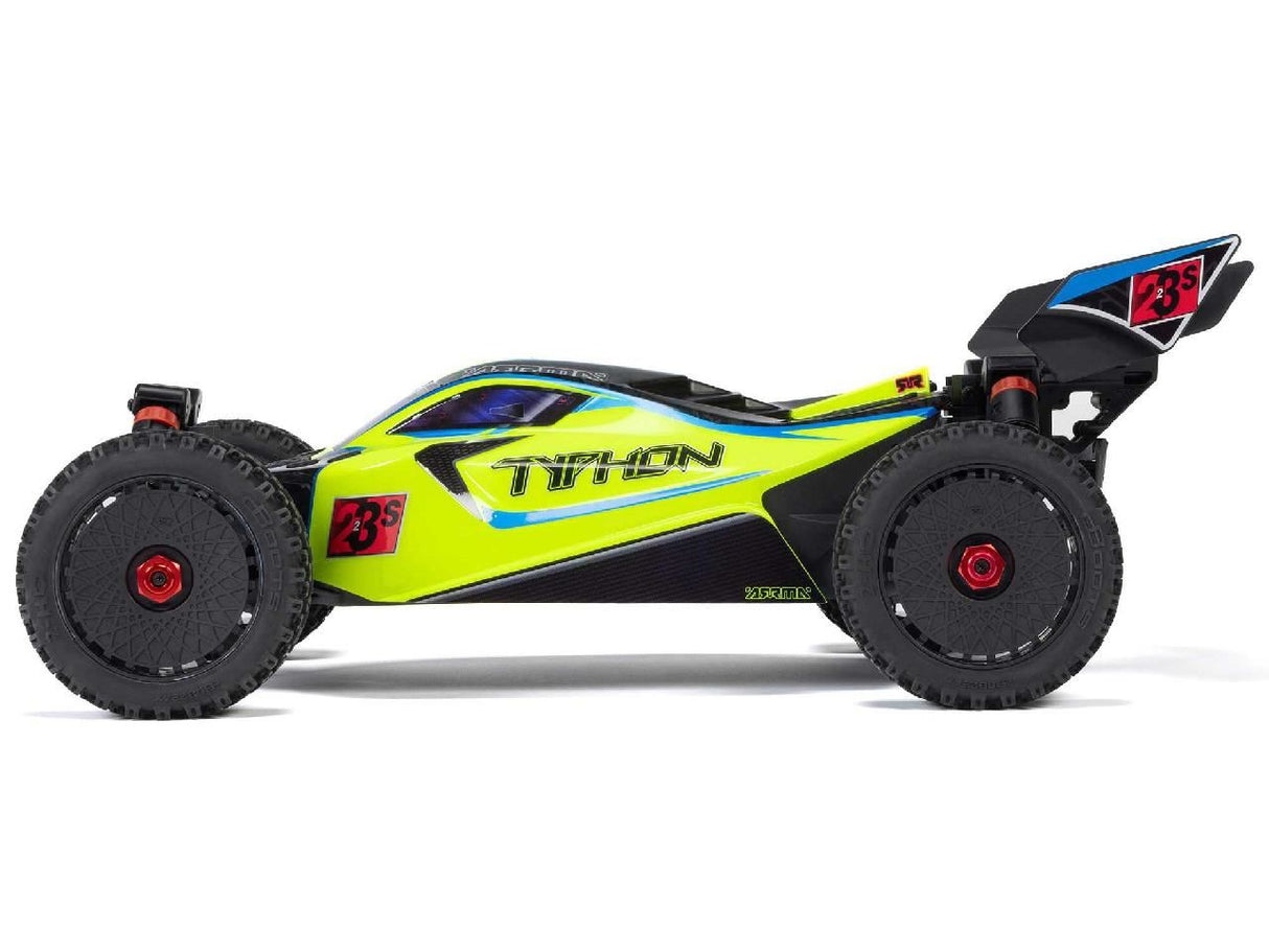 Arrma 1/8 Typhon 223S Blx 4X4 Buggy Rtr With Dsc Yellow