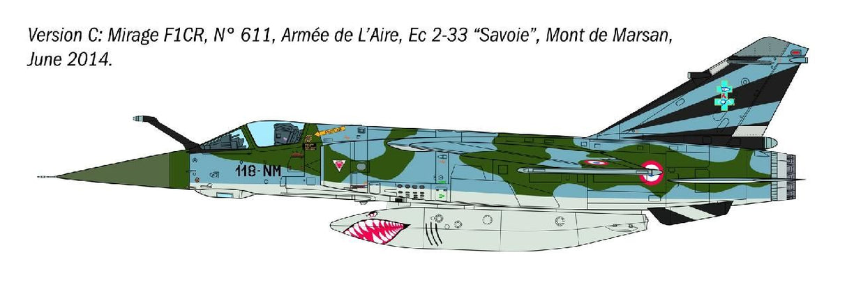 Italeri Mirage F1 C/Cr