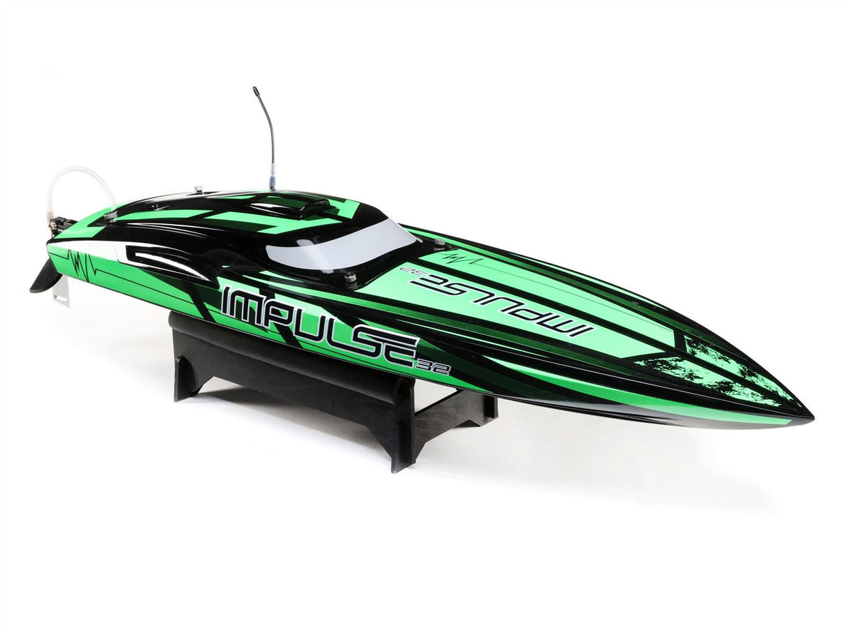 ProBoat Impulse 32 Brushless Deep-V RTR w/Smart, Black/Green