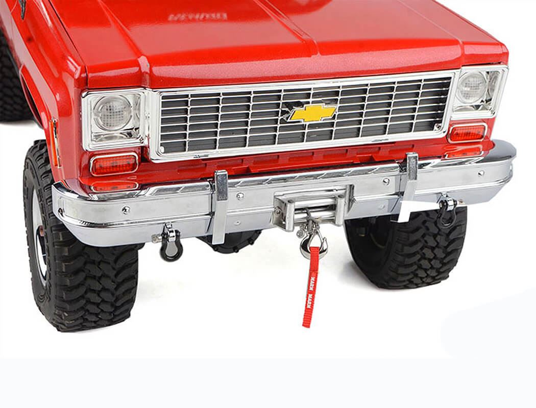 Rc4Wd Hidden Winch Aluminium Front Bumper For Chev. Blazer/K10