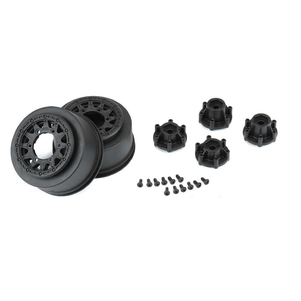 Proline 1/10 Raid Front/Rear 2.2In/3.0In 12mm Short Course Wheels (2)