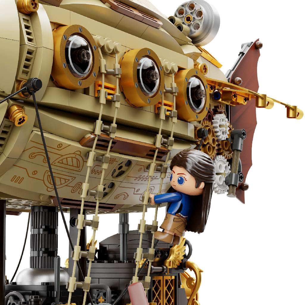 Pantasy Steampunk Airship - 1949 Pcs