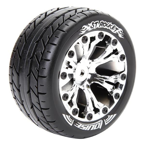 LOUISE RC ST-ROCKET 1/10 SOFT HEX 14MM/BLACK CHROME ARRMA G