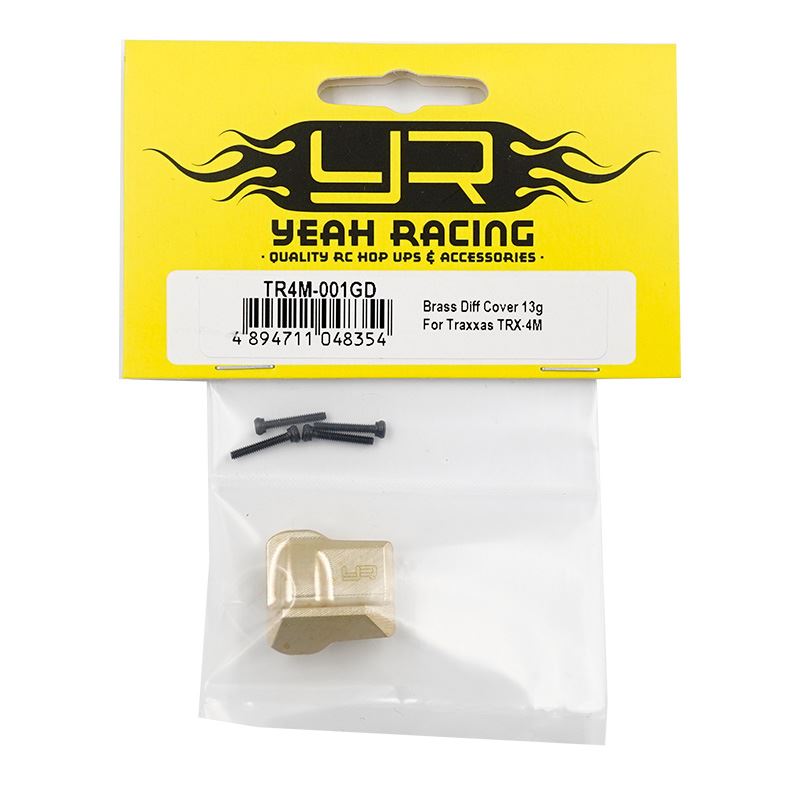 Yeah Racing Brass Diff Cover 13g For Traxxas TRX-4M