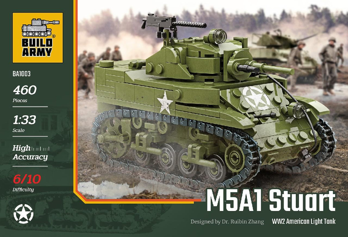 Build Army M5A1 Stuart Light Tank