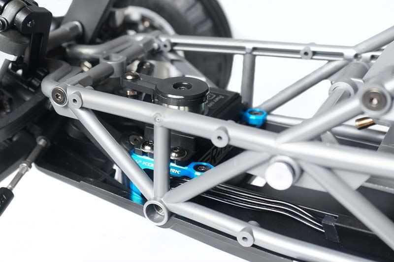 Koswork Servo Mount Bb-01 For Tamiya Bbx (2) Blue