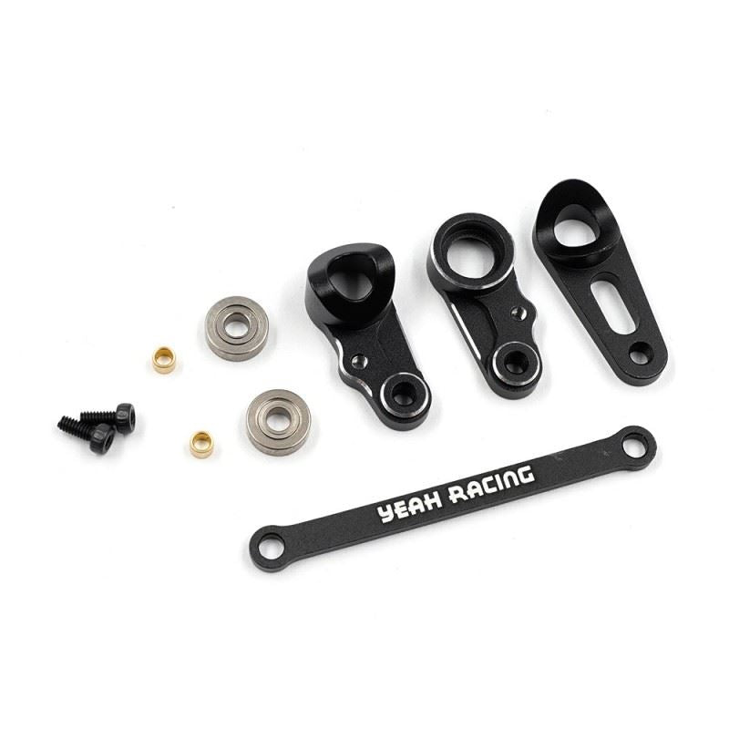 Yeah Racing Aluminum Steering W/Bearing Set For Yokomo 870C Super Dog Fighter Yz10 2023 Works '91
