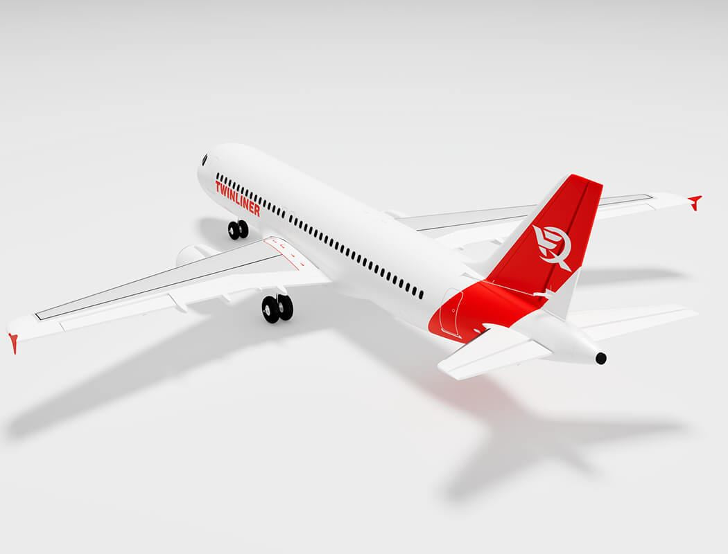 XFLY TWINLINER 40MM EDF JET w/o TX/RX/BATT