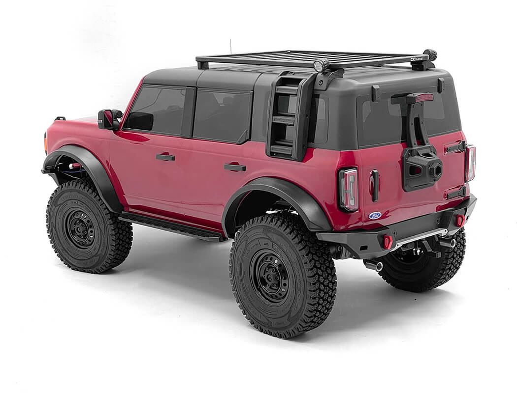 RC4WD ROOK METAL REAR BUMPER WITH HITCH BAR FOR TRAXXAS TRX-4 2021 BRONCO