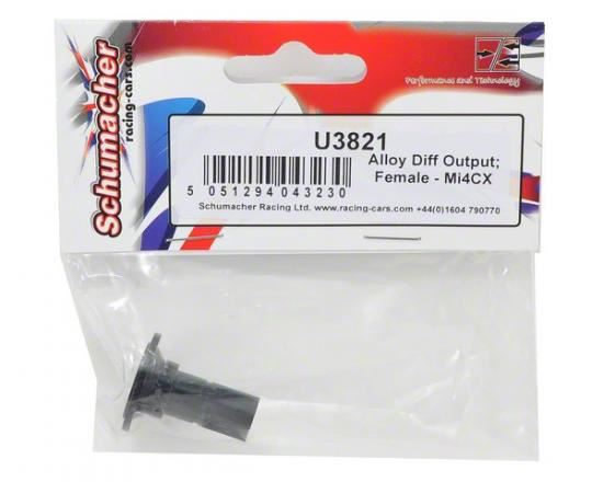 Schumacher Alloy Diff Output; Female - Mi4CX