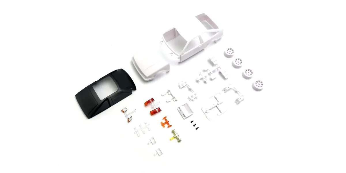 Bodyshell Toyota Levin Ae86 Kyosho Mini-Z + 4Wd Rims (White Body)