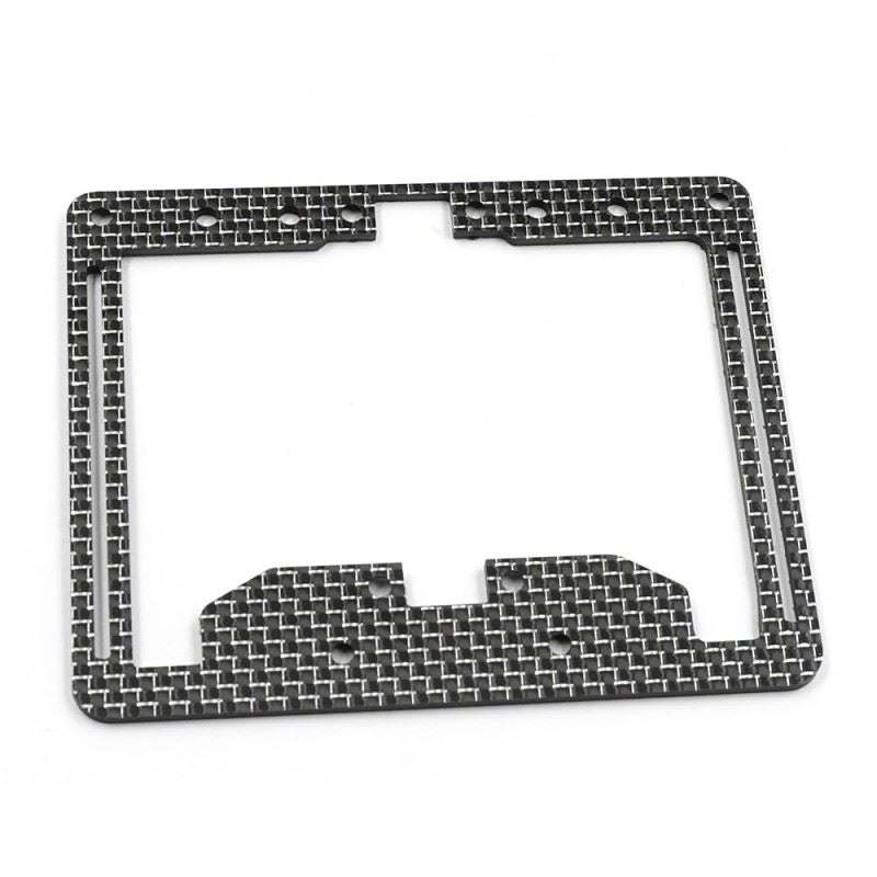 Yeah Racing 2.0Mm Graphite Rear Suspension Plate For Tamiya Trf104