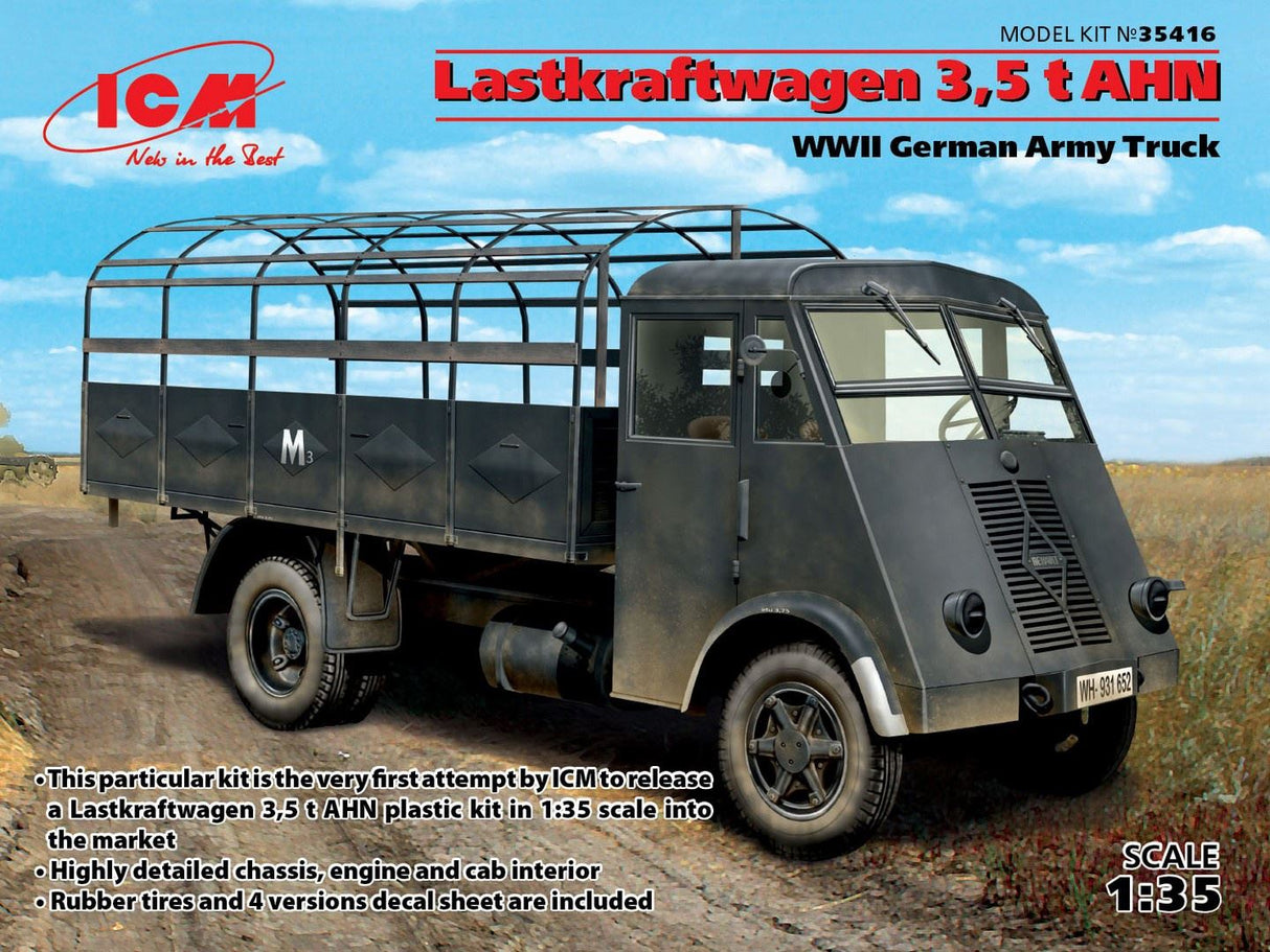 Icm Lastkraftwagen 3,5 T Ahn, Wwii German Army Truck