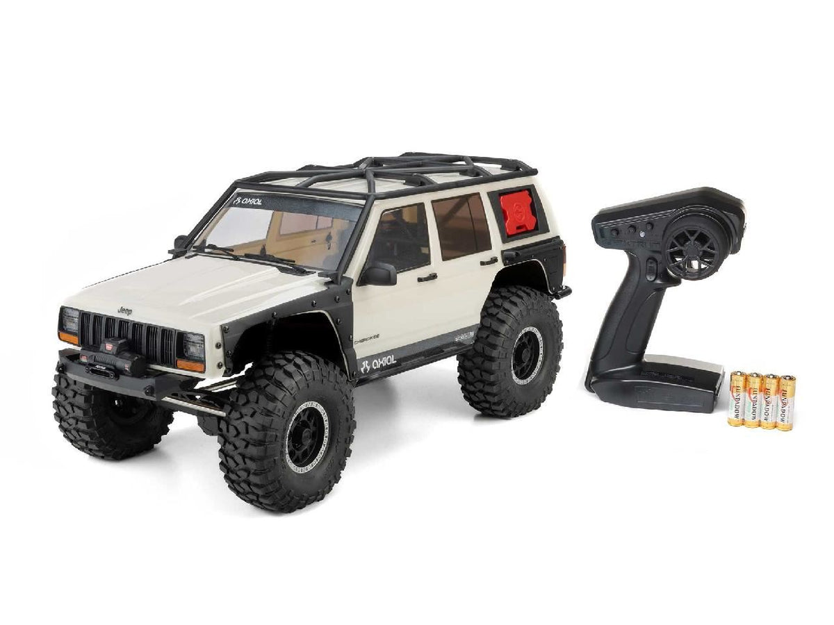 Axial 1/10 Scx10 Iii Jeep Cherokee Xj 4X4 Rtr Rock Crawler, White