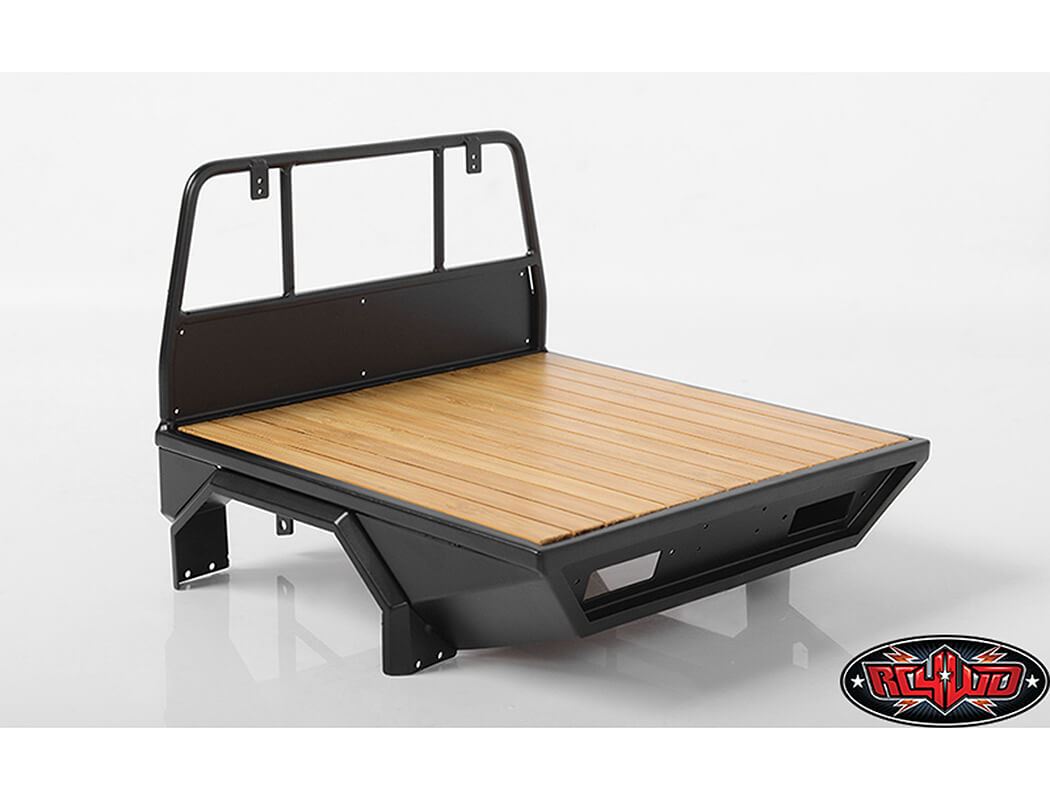 RC4WD WOOD FLATBED W/MUDFLAPS FOR MOJAVE II FOUR DOOR BODY SET