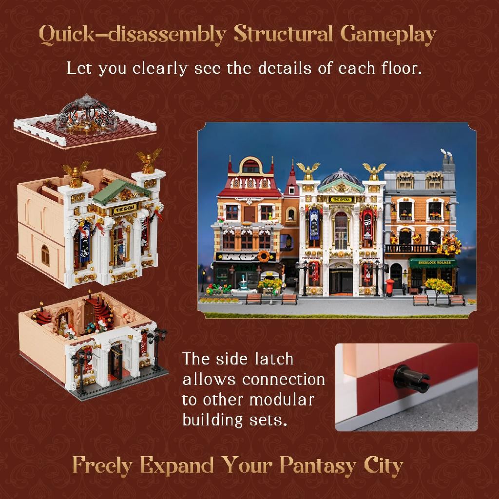 Pantasy The Opera Building - 3518 Pcs