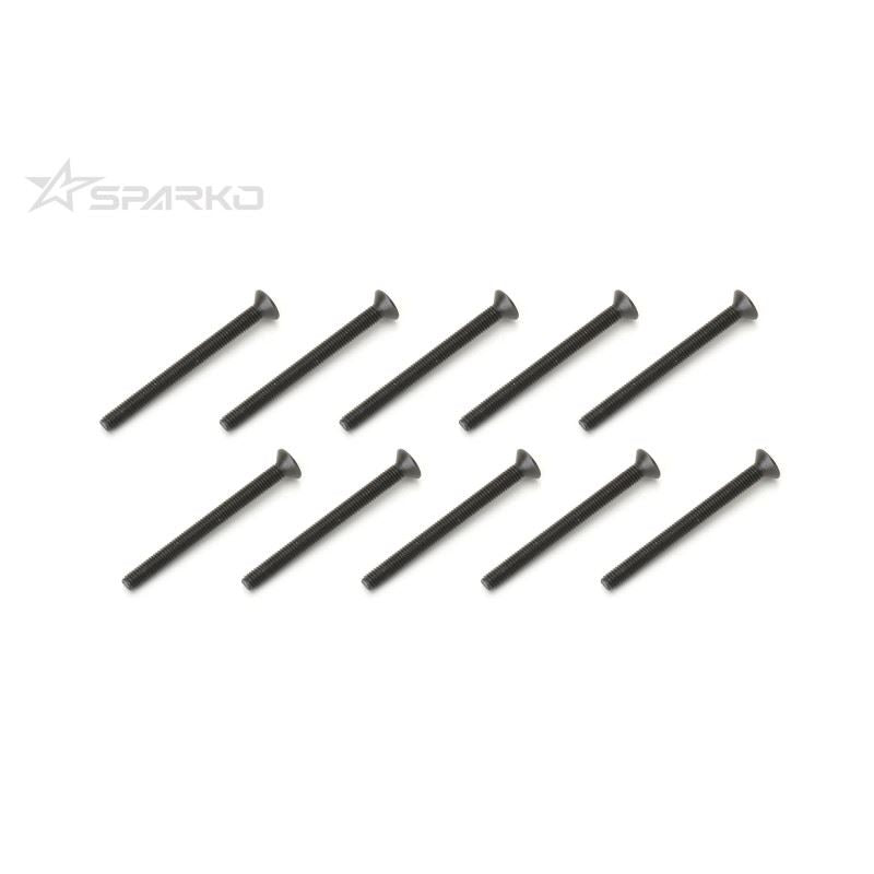 Sparko Flat Screw M3X35Mm (10Pcs)